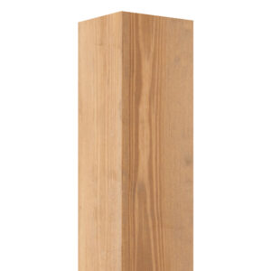 Holzpfosten Kiefer quadratisch, gebeizt, 7x7 und 9x9 cm