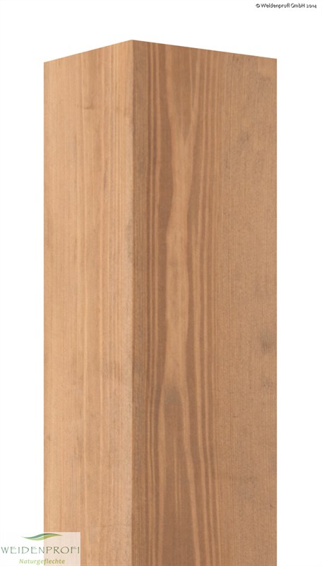Holzpfosten Kiefer quadratisch, gebeizt, 7 x 7 x 150